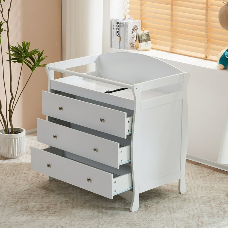 Diaper Changing White Dresser And Changing Table DaVinci Jayden