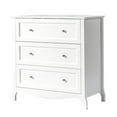 thumbnail image 1 of Ktaxon 3 Drawers Dresser Chests for Bedroom, Wood Chset of Drawers,Dressers Organizer for Bedroom, Living Room,Hallway, White, 1 of 11