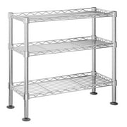 Ktaxon 3-Shelf Storage Rack, Metal Wire Shelving Rack 17.7"L x 8"W x 17.7"H