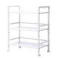 thumbnail image 1 of Ktaxon 3-Tier Multi-function Rack Shelves Widen Rolling Kitchen Bathroom Storage Utility Cart, 1 of 8