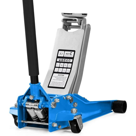 Ktaxon 3 Ton Floor Jack, Low Profile Hydraulic Car Jack for SUVs & Trucks, Blue