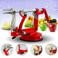 thumbnail image 1 of Ktaxon 3 in 1 Apple Peeler and Corer Machine Potato Fruit Cutter Slicer Kitchen Tool, Red, 1 of 6