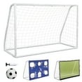thumbnail image 1 of Ktaxon 3 in 1 Soccer Goal with Football, Target Training Net, Rebound Net, 6' x 4' Protable Football Net Outdoor, 1 of 6