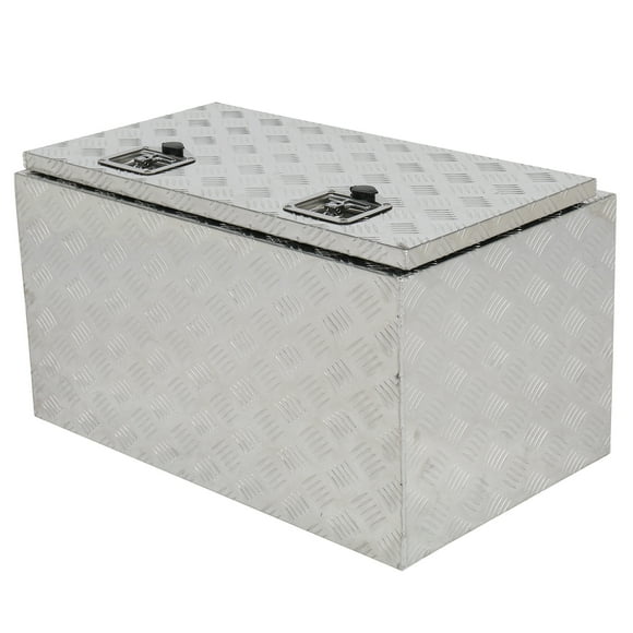 Ktaxon 30" Inch Aluminum Truck Underbody Tool Box Trailer Tool Box Storage Under Bed with Lock