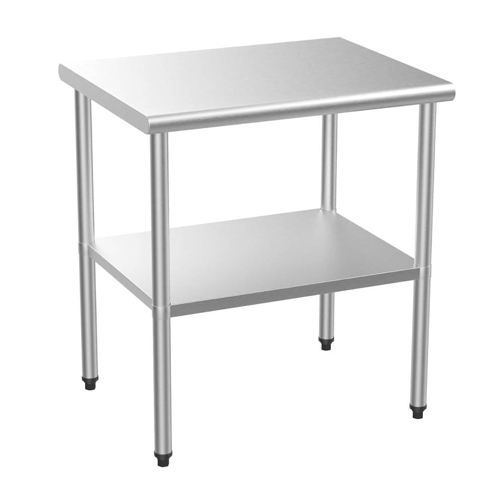 30'' x 24'' Silver Stainless Steel Kitchen Work Table
