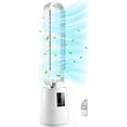 thumbnail image 1 of Ktaxon Smart Bladeless Fan, 38" Bladeless Tower Fan with BLDC Motor, Quiet Oscillating Tower Fan with Remote, Portable Cooling Fan with 8H Timer, 12 Speed, 3 Modes, Ideal for Home, Bedroom, Office, 1 of 8