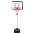 thumbnail image 1 of Ktaxon 33 In. Portable Basketball Hoop Stand, 6.5-8 ft Adjustable Basketball Goal System, with PVC Backboard Indoor/Outdoor, 1 of 10