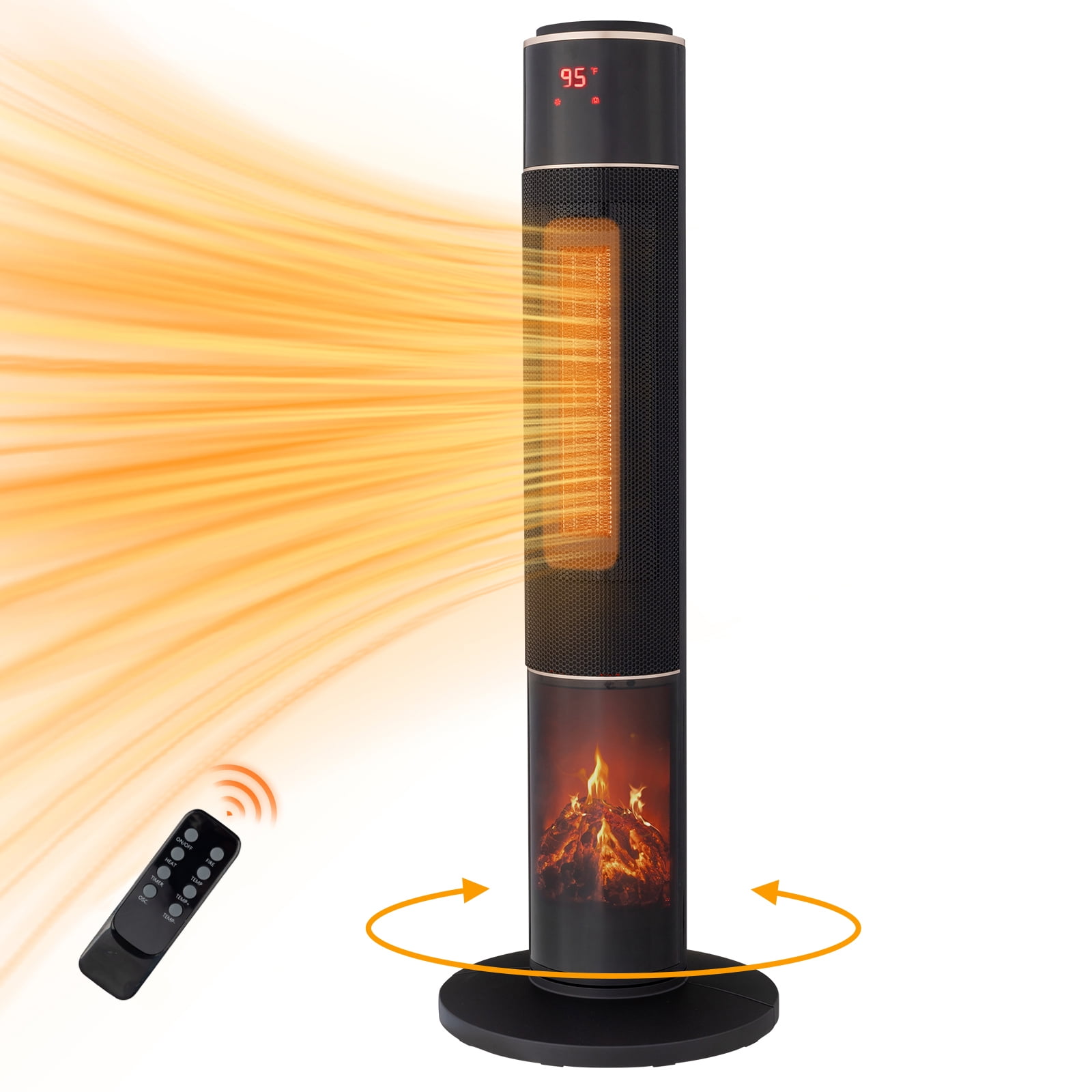 Ktaxon 25'' Digital Tower Space Heater with Remote Control