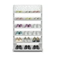 thumbnail image 1 of Ktaxon 4/5/6 Tier Carved Storage Organizer Standing Shoe Rack Shelf Cabinet Space Saving, 1 of 7