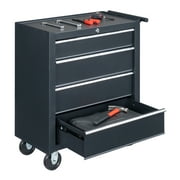 Ktaxon 4-Drawer Tool Chest Rolling Tool Cabinet with Wheels for Home Improvement, Auto Mechanics