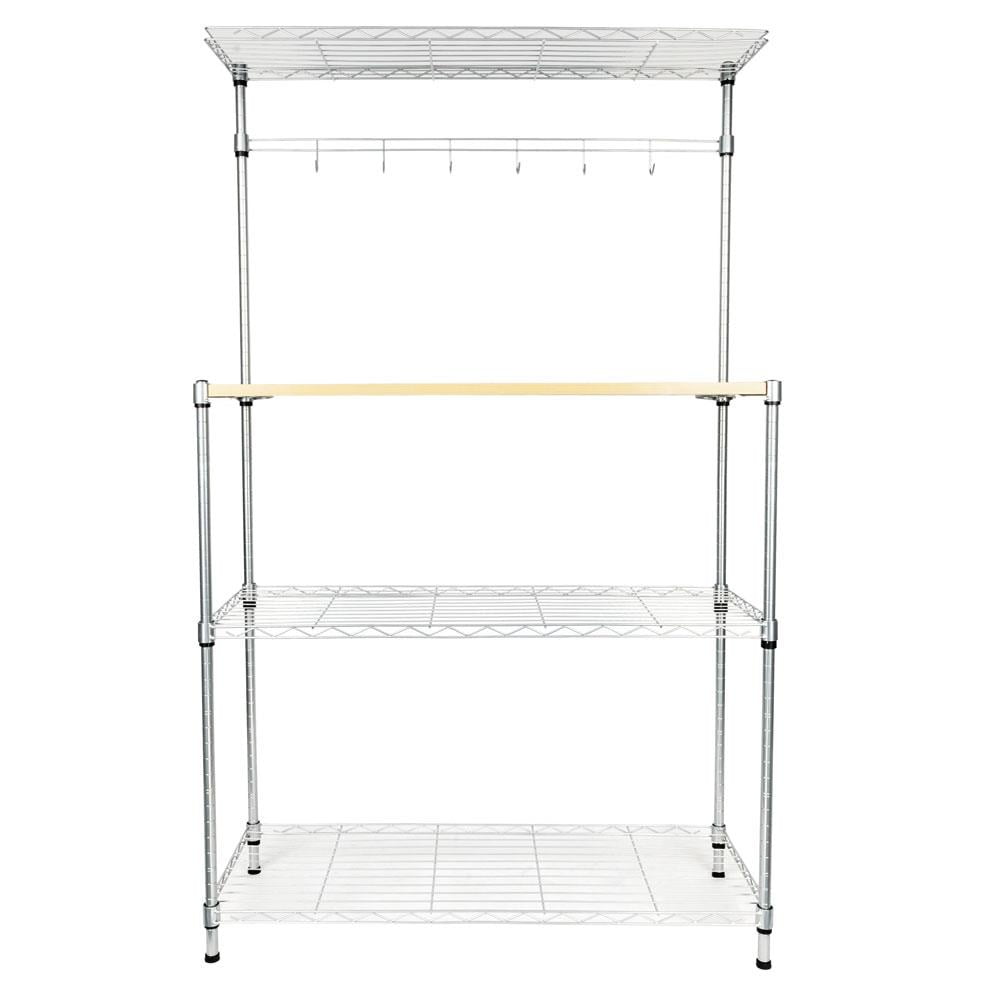 Bakers rack with cutting cheap board