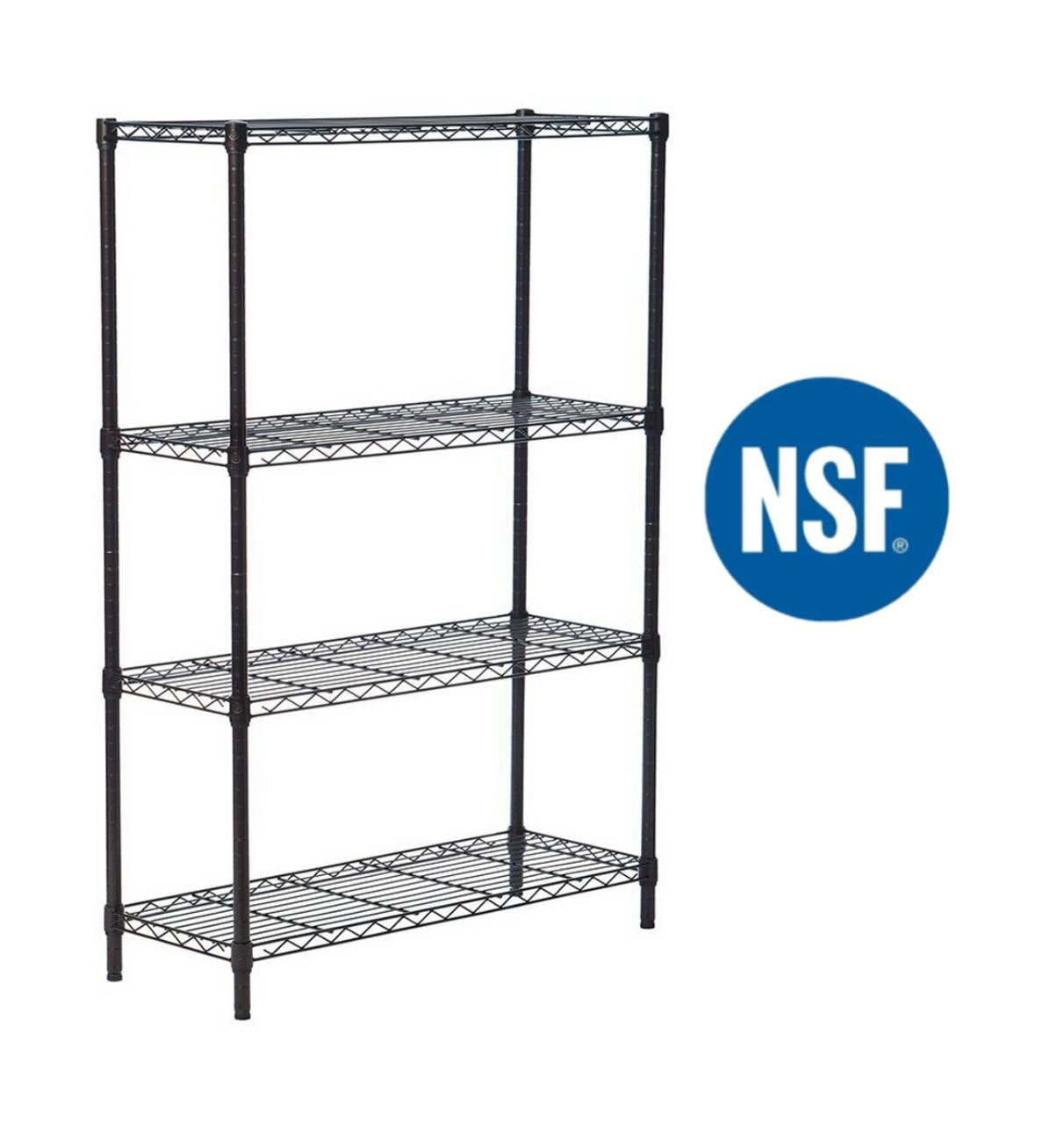 Costway 2/3/4 Pcs 5-Tier Metal Shelves 60'' Garage Rack Adjustable - 2 Pcs 2TL35150