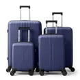 thumbnail image 1 of Ktaxon 4-Piece Luggage Set Hardshell Lightweight ABS Carry On Suitcase 360° Spinner Wheels Blue, 1 of 11