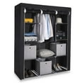 thumbnail image 1 of Ktaxon 4 Tiers 10 Cube Clothes Organizer Clothes Wardrobe Waterproof Fabric Storage Closet, 1 of 6