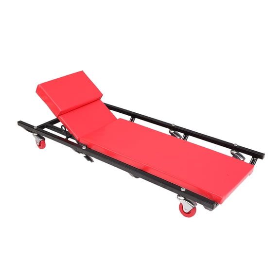 Ktaxon 40" Ajustable Creeper for Car Repairing Red
