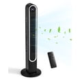 thumbnail image 1 of Ktaxon 42" Bladeless Tower Fan, Portable Floor Fan with Remote Control, LED Display, Adjustable 150° Oscillating, 3 Speeds, 4 Modes & 9H Timer, Ultra-Quiet Cooling Fan for Home Office Bedroom, 1 of 9