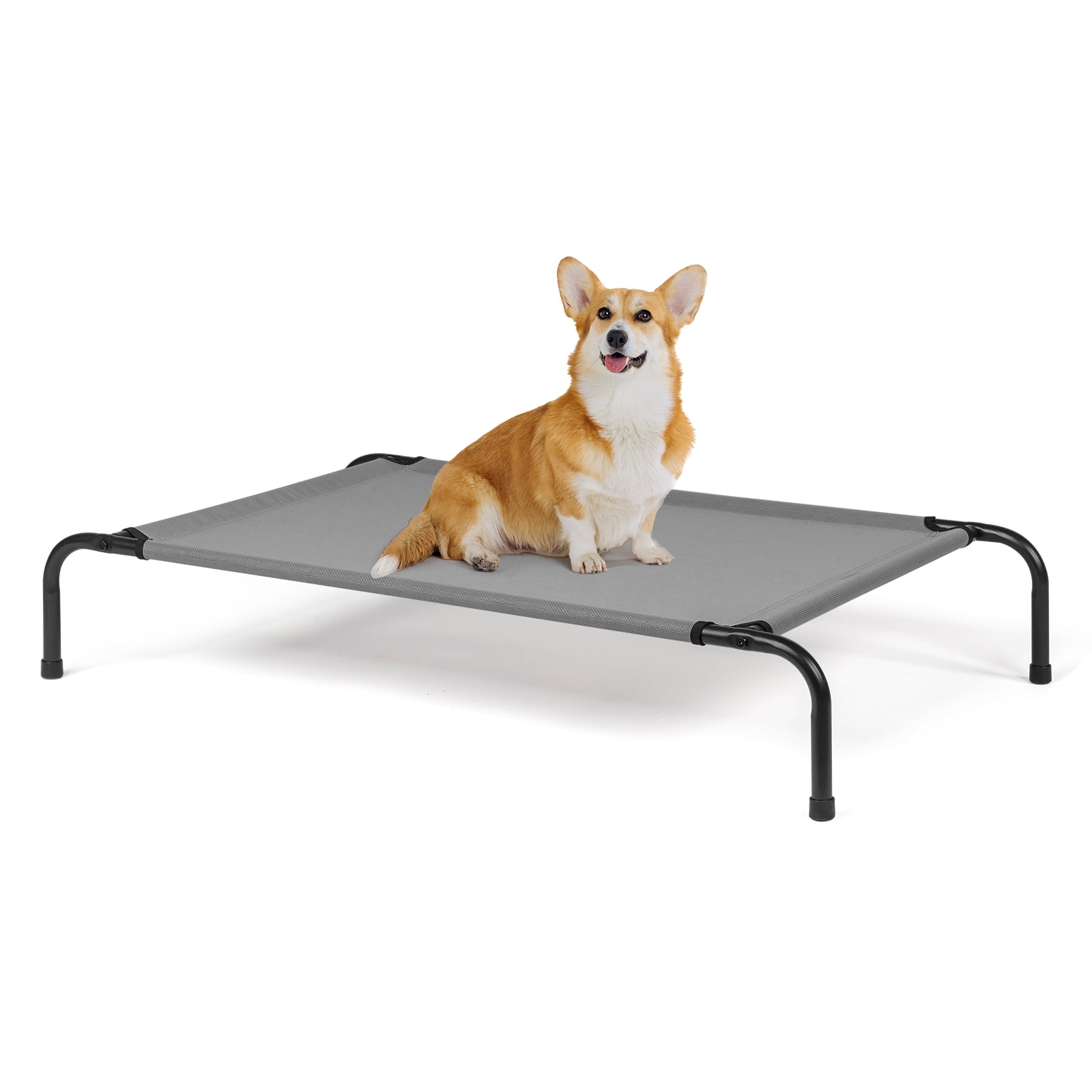 Ktaxon 43"D x 26"W  Dogs Pets, Outdoor Elevated Dog Bed Fits Up to 150 lbs, Washable Camping Dog Cot, Chew Proof Pet Bed with Breathable Mes
