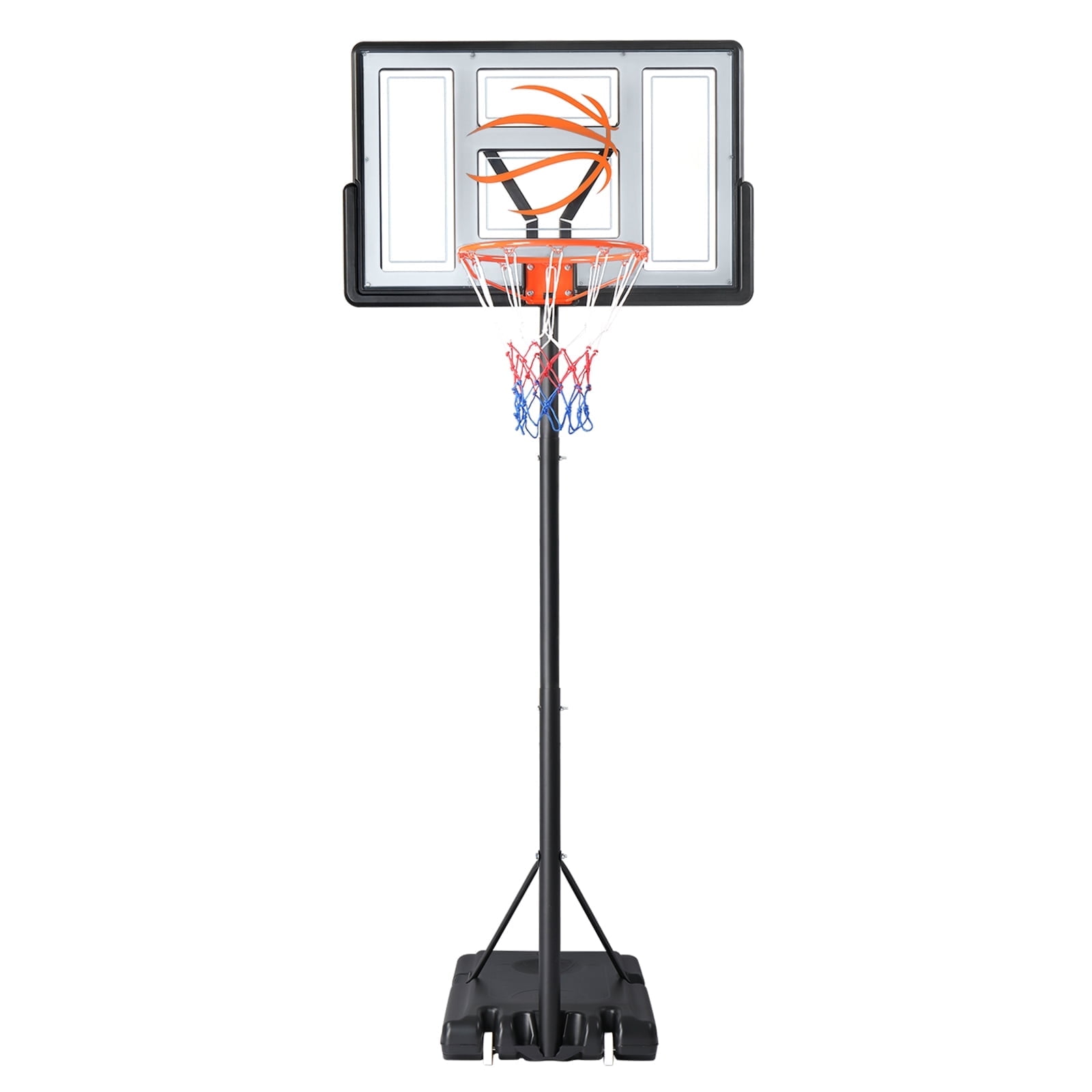 Walmart Black Friday Deals 2025 Ktaxon 44in Indoor/Outdoor Basketball Hoop, Adjustable 4.4-10FT, PC Backboard