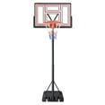 thumbnail image 1 of Ktaxon 44inch Portable Basketball Hoop Outdoor, Basketball Goal System 4.4-10ft Height Adjustable, Shatterproof Backboard, Red, 1 of 12