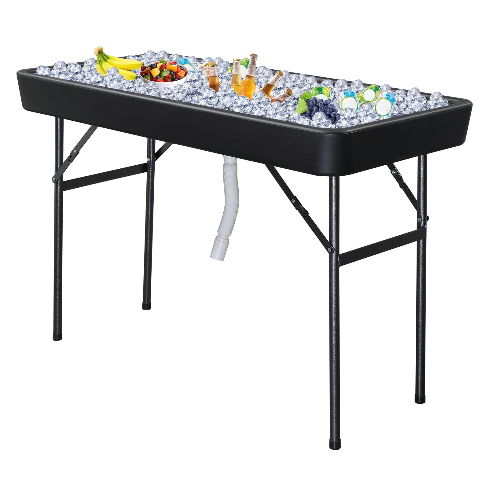 Ktaxon 4Ft Ice Cooler Table, Foldable Party Ice Table with Removable ...