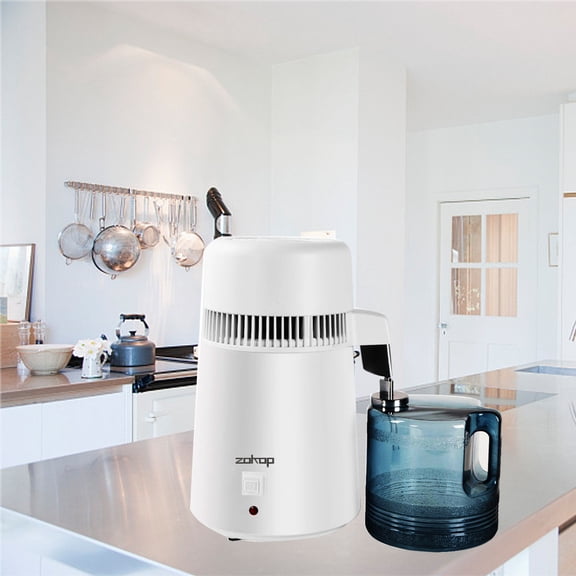 Ktaxon 4L Water Distiller Countertop Fully Upgraded Water Distiller Machine 750W High Power Stainless Steel