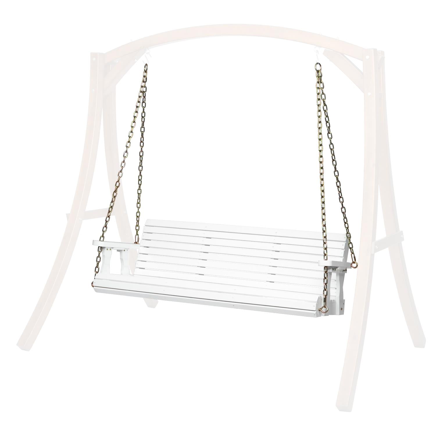 5 foot 2024 metal porch swing