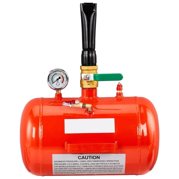 Ktaxon 5 Gallon Air Tire Bead Blaster Seater, Wheel Seating Tool Inflator Tank for Truck ATV, 85-116PSI Operating Pressure, Red