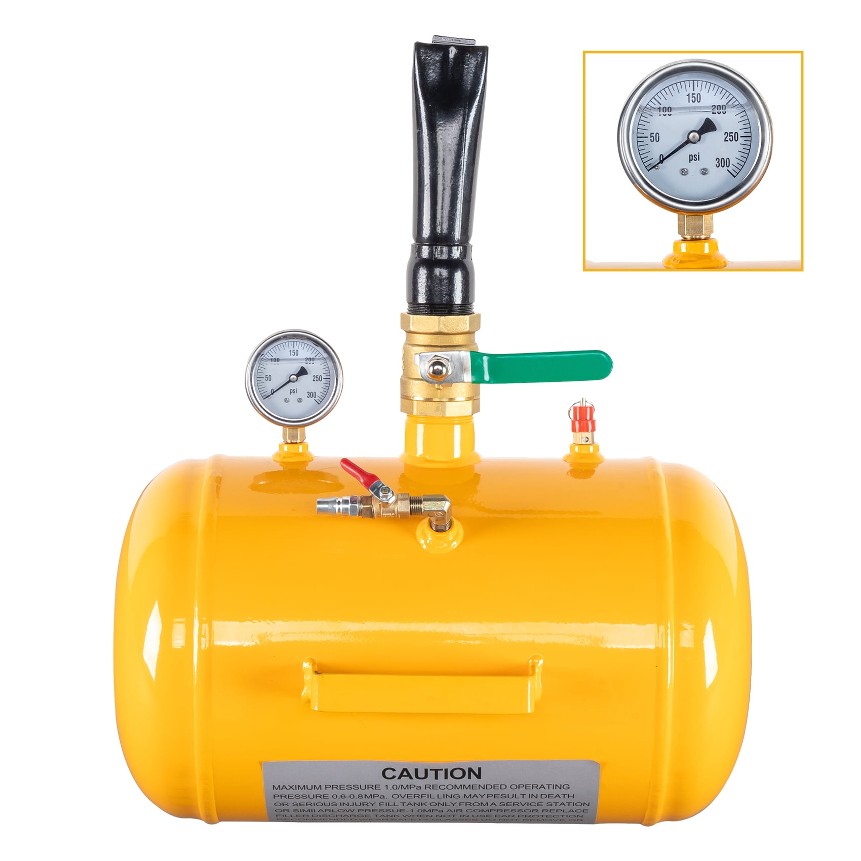 Ktaxon Air Tire Pressure Filler | Dual Chuck Inflator Car Gauge 12 Ktaxon Air Tire Pressure Filler | Dual Chuck Inflator Car Gauge 12