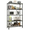 thumbnail image 1 of Ktaxon 5-Tier Wire Shelving, 35''L x 14''W x 71''H Kitchen Garage Storage Rack Shelf for Pantry Closet Black, Capacity for 450 lbs, 1 of 8