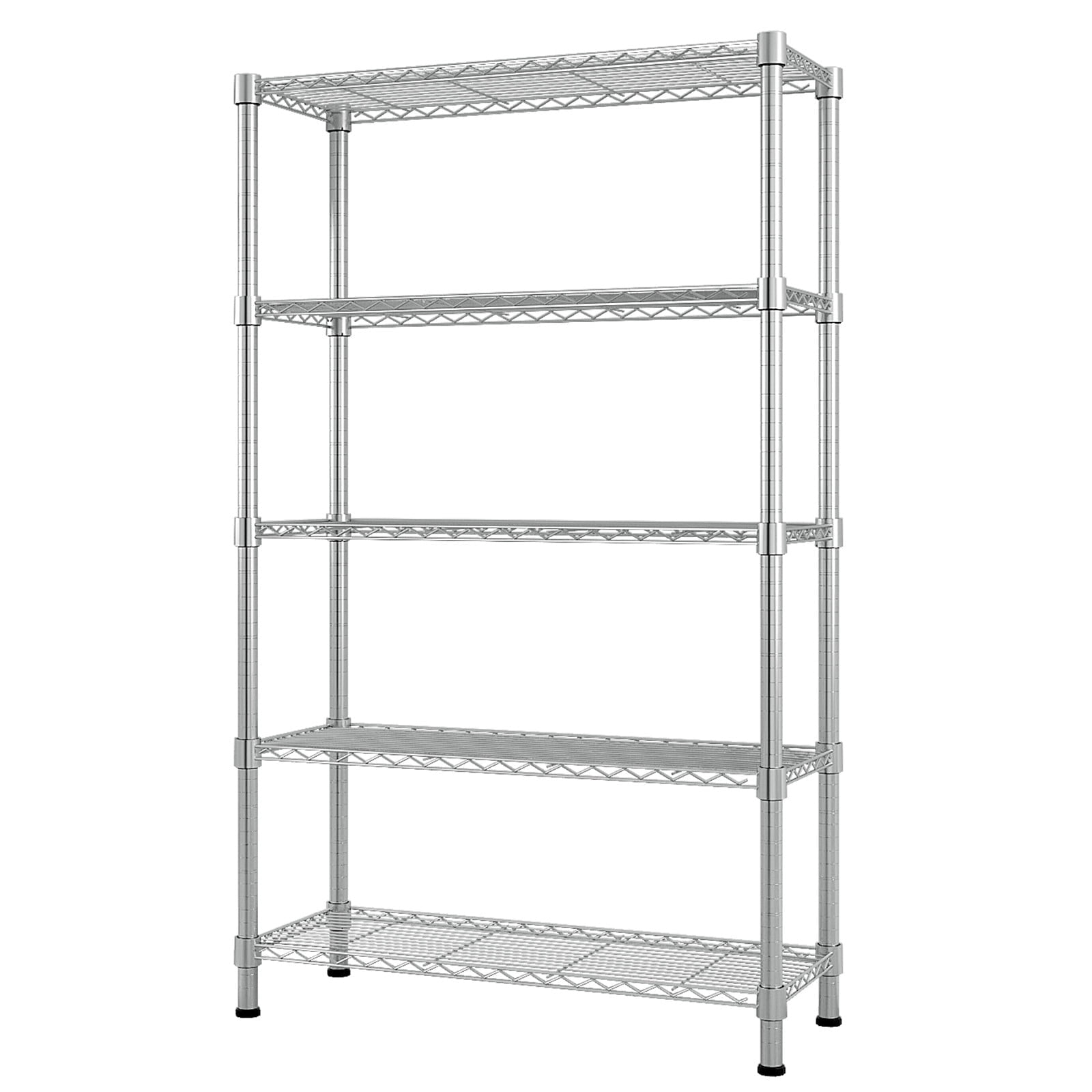 WHAT WE WANT WWW_RACK （L） Ktaxon 5-Tier Wire Shelving, 35''L x 14''W x 71''H Kitchen Garage