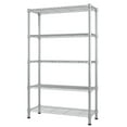 thumbnail image 1 of Ktaxon 5-Tier Wire Shelving, 35''L x 14''W x 71''H Kitchen Garage Storage Rack Shelf for Pantry Closet Silver, Capacity for 850 lbs, 1 of 9