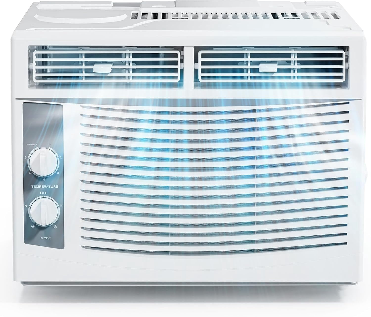 Ktaxon 5000 BTU Air Conditioner Window Unit, 115V/60Hz AC for Window, Cooling Rooms up to 150 Sq. Ft, Easy Install Kit Included, White