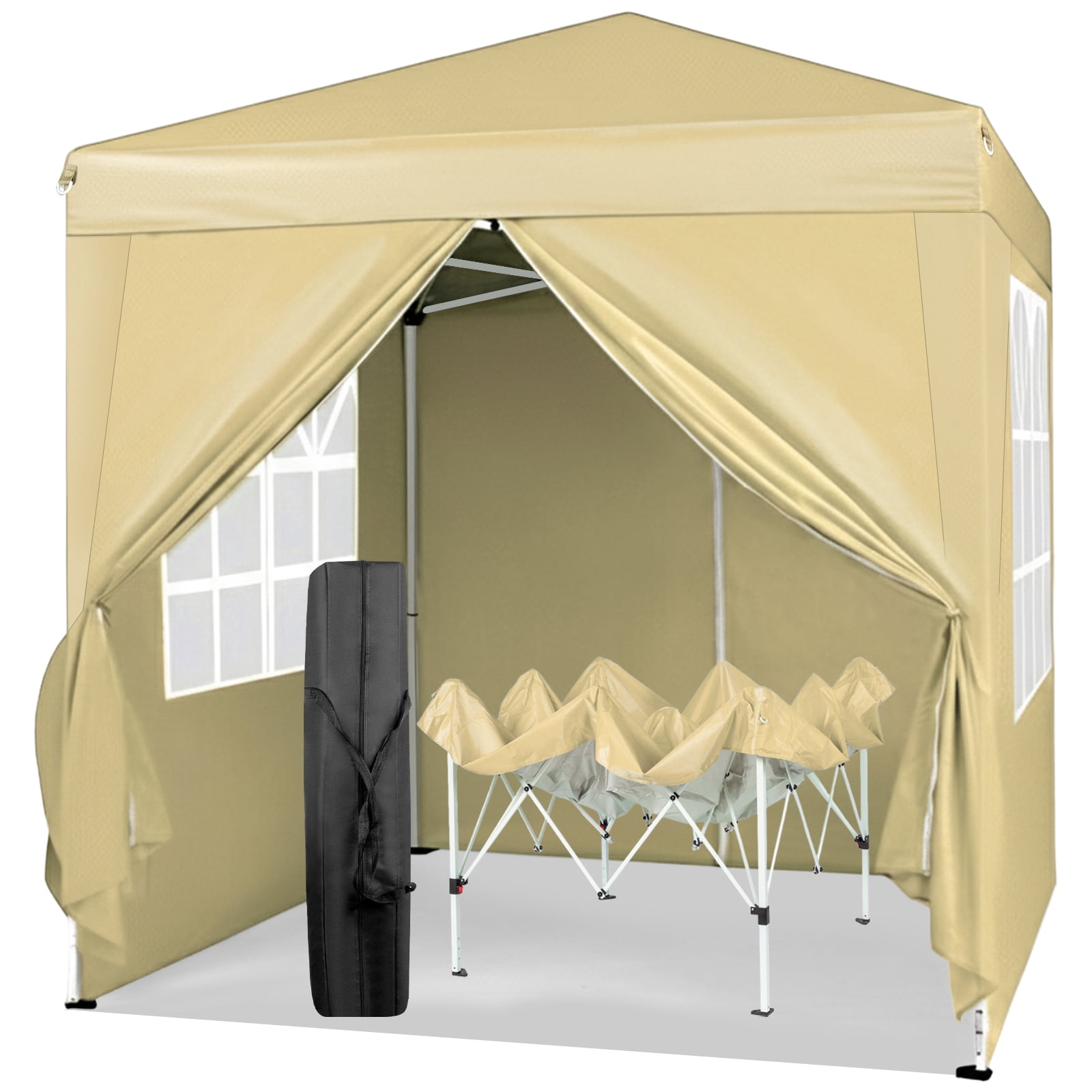 Ktaxon 6.5ft Ez Pop Up Gazebo, Waterproof Canopy Tent with 4