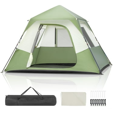 Ktaxon 6 Person Family Tents, Parties, Music Festival Tent, Big, Easy Up, Waterproof, Weather Resistant, Green