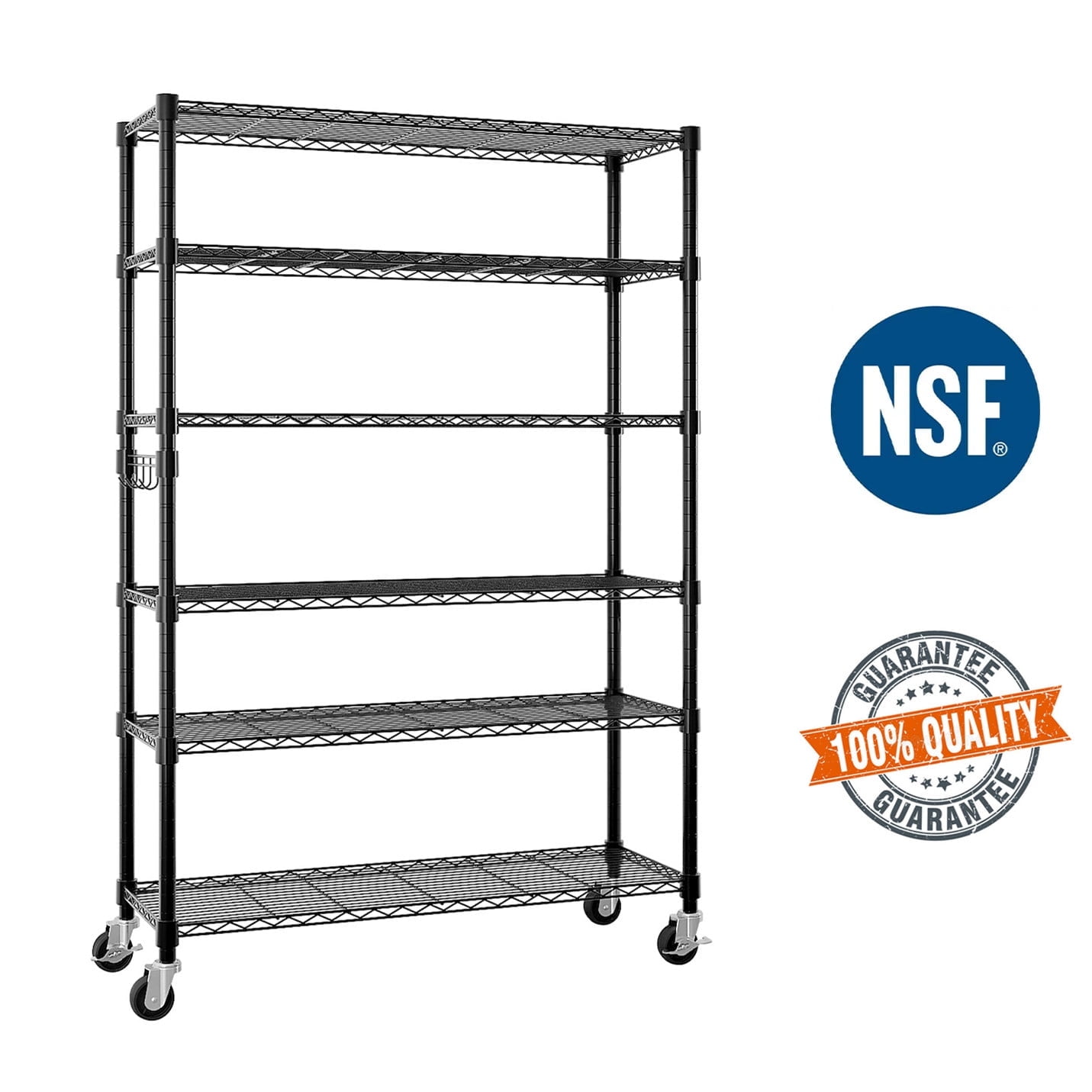 ＢＯＸ　７２－７７ Ktaxon-6-Tier-Wire-Shelving-
