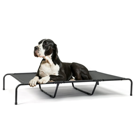 Ktaxon 60"D x 37"W Elevated Raised Cooling Cots Bed for Large Dogs, Portable Indoor & Outdoor Pet Hammock with Skid-Resistant Feet