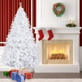 thumbnail image 1 of Ktaxon 7.5ft White Full Christmas Tree with 1200 Branch Tips, Artificial Christmas Tree for Indoor and Outdoor Decoration, 1 of 7