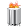 thumbnail image 1 of Ktaxon 7.09" x 7.09" Fire Pit with Multiple Fuel Options, 1 of 9
