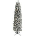 thumbnail image 1 of Ktaxon 7.5FT PVC Artificial Pencil Christmas Tree, with 385 UL-Listed Clear Lights, 1 of 8