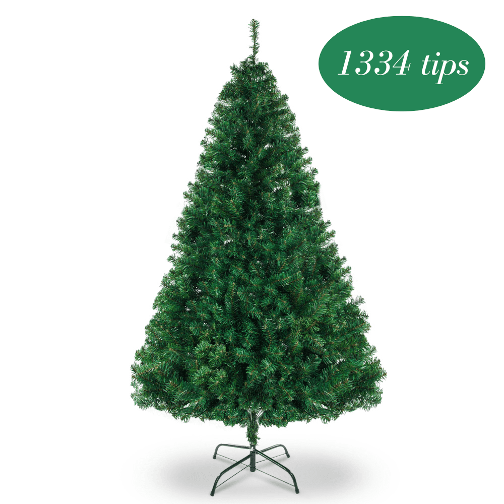 Ktaxon 7ft PVC Artificial Christmas Pine Tree, Unlit, 1100