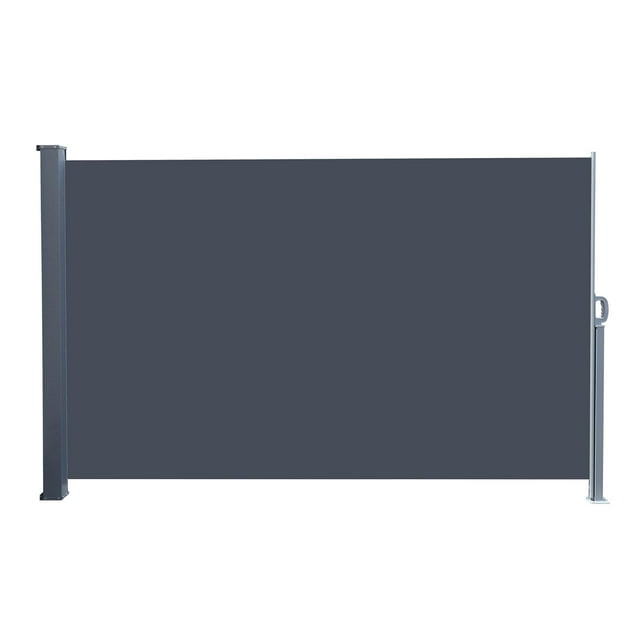 Ktaxon 71" x 118" Retractable Side Awning Wind Screen Privacy Divider-Gray