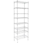 Ktaxon 8-Tier Wire Shelving Unit, Steel Storage Rack for Office Kitchen 23.6 W x 14 D x 71 H, Silver