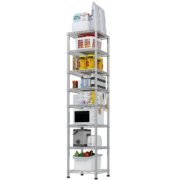 Ktaxon 8-Tier Wire Shelving Unit, Steel Storage Rack for Office