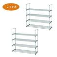 thumbnail image 1 of Ktaxon 8 Tiers Metal Shoe Rack Shoe Shelf 40 Pairs Portable Closet Shoe Storage Organizer Free Standing Shoe Tower Stand for Entryway Hallway Living Room, Grey Finish, 1 of 9