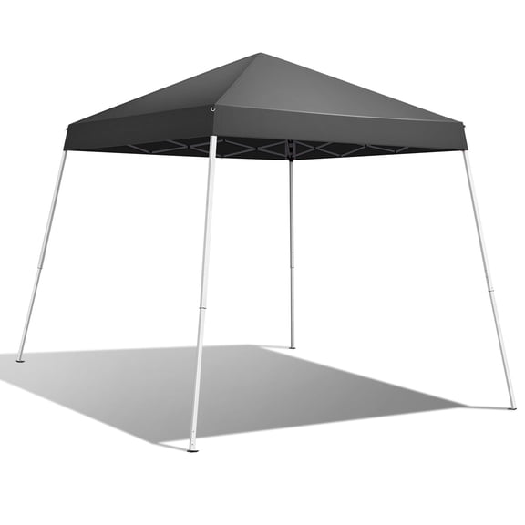 Ktaxon 8' x 8' Pop Up Wedding Party Commercial Tent Folding Gazebo Canopy Gray