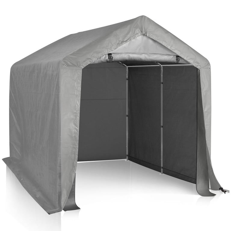 Ktaxon 8'x8' Metal Carport, Outdoor Heavy Duty Car Tent with