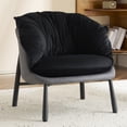 thumbnail image 1 of Ktaxon Accent Chair Upholstered Armchair, Reading Club Nest Chair for Living Room Bedroom Furniture Black, 1 of 10