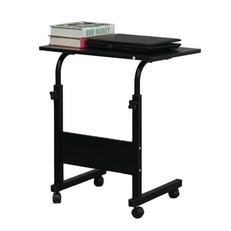 Ktaxon Adjustable Height PC Computer Rolling Desk Laptop Table Cart Mobile Bed Stand