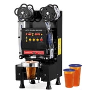 Ktaxon Cup Sealer Machine, 500-650 Cups/H, LCD Display, for 88-95mm Cups, Black