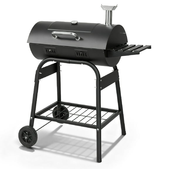 Ktaxon BBQ Grill  Outdoor Charcoal Grill Offset Smoker for Patio Backyard